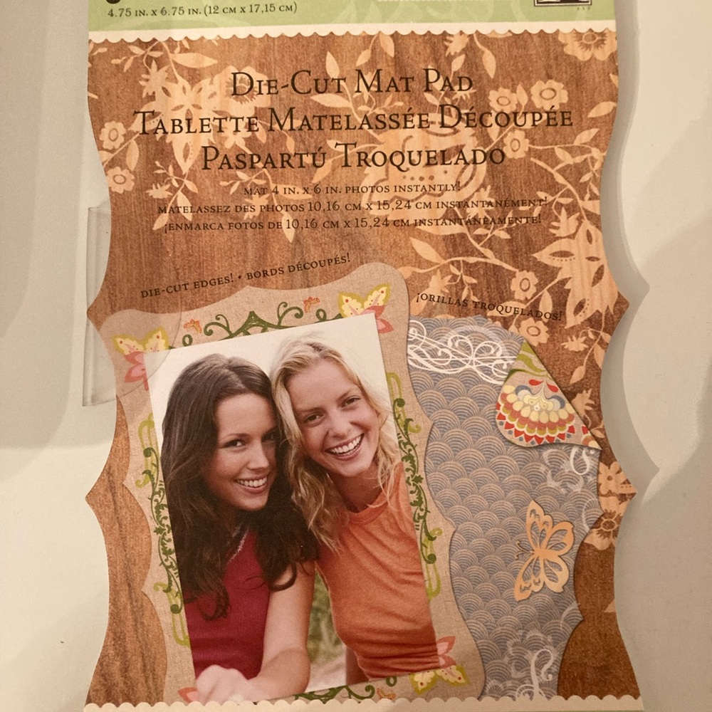 K & Company Edamame Die-Cut Mat Pad 4.75”x6.75” 18 Sheets